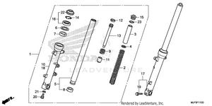 Front Fork Schematic