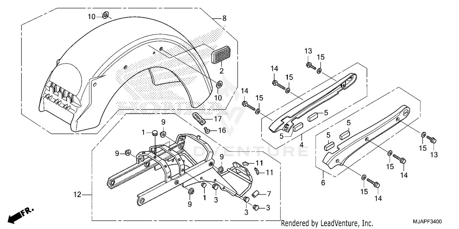 REAR FENDER (1)