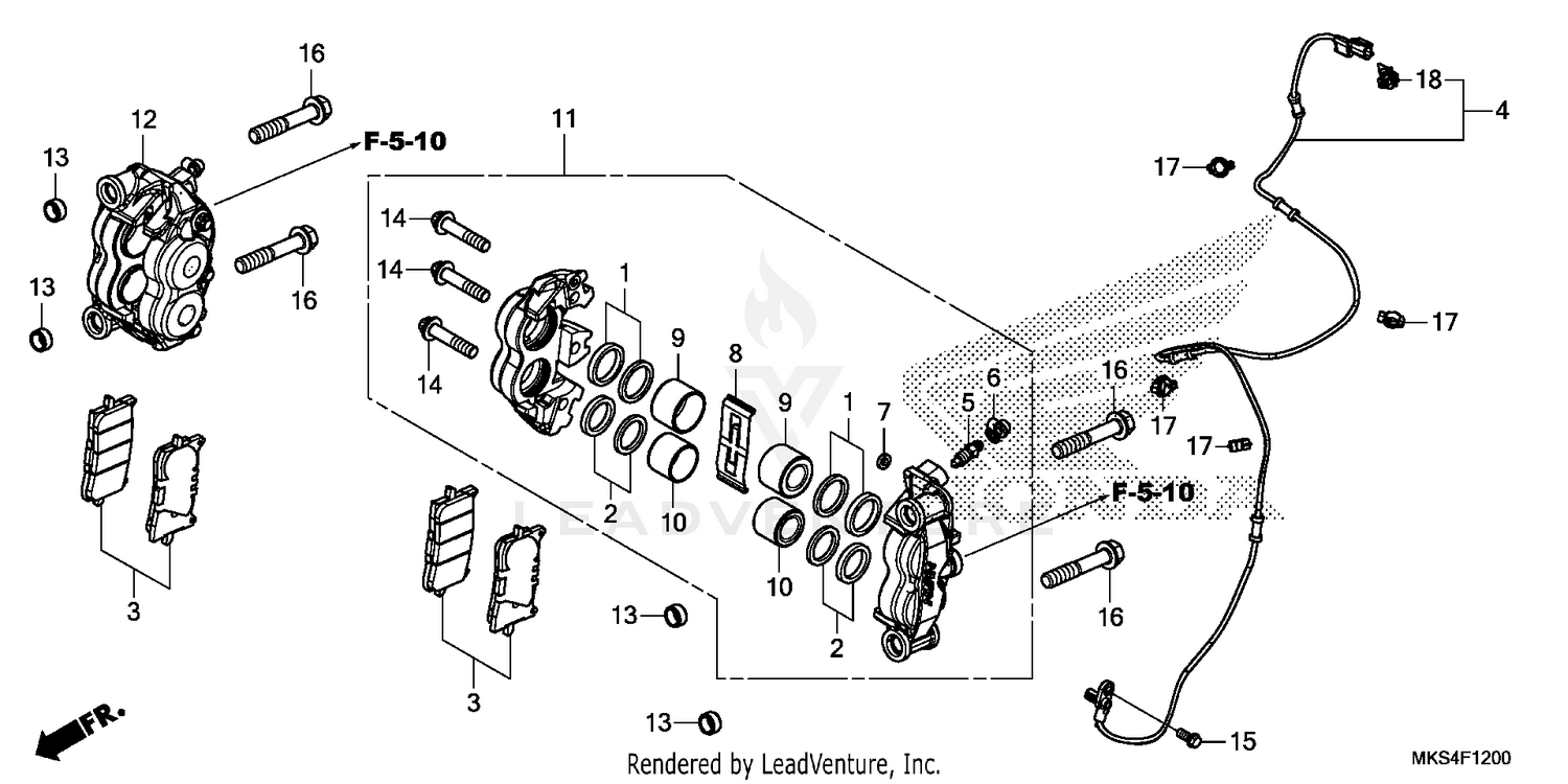 FRONT BRAKE CALIPER