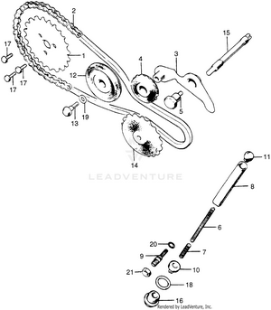 Cam Chain Tensioner Schematic