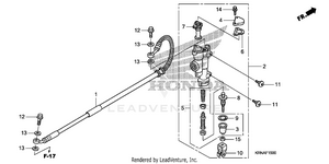 Rear Brake Master        Cylinder Schematic