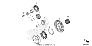Starting Clutch Schematic