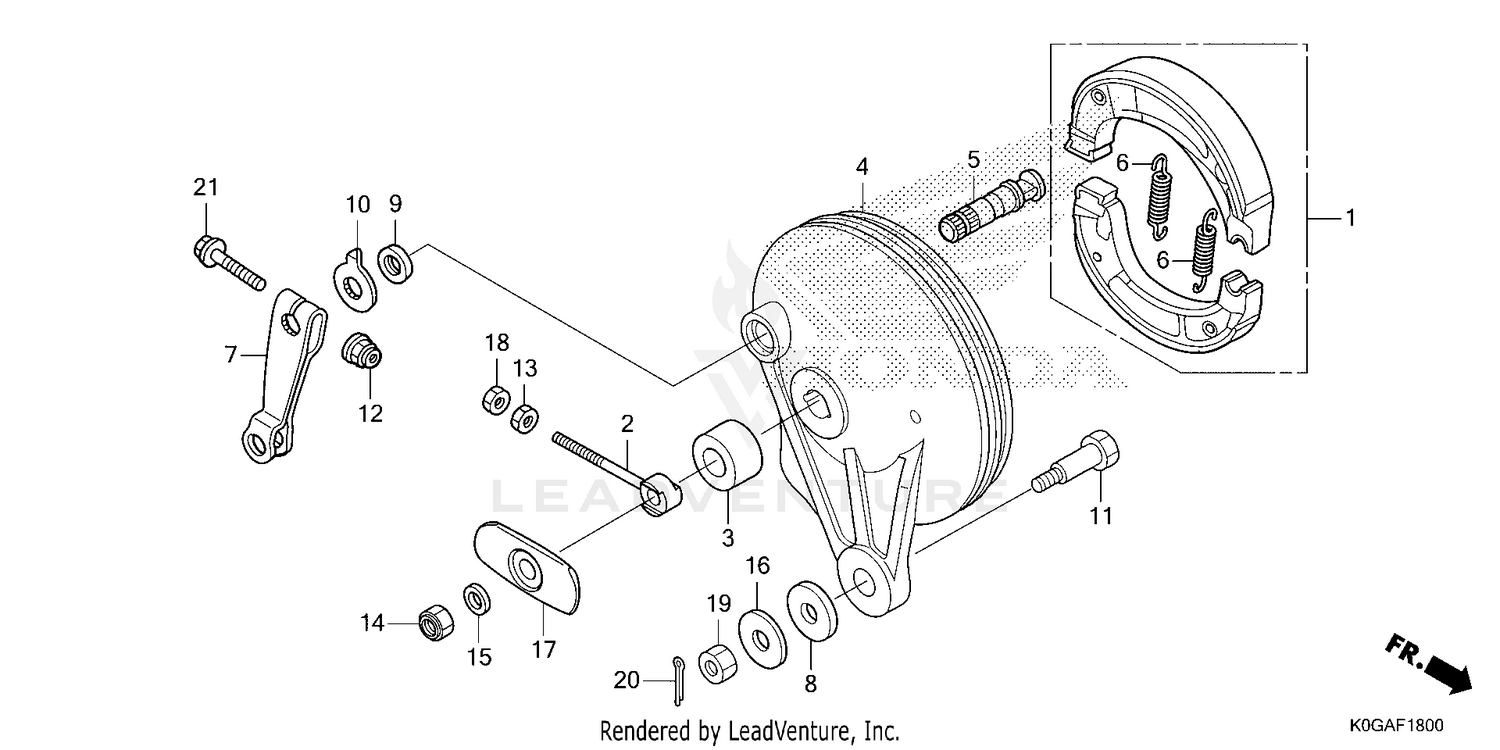 REAR BRAKE PANEL