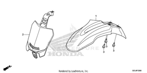 Front Fender Schematic