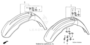 Front Fender Schematic