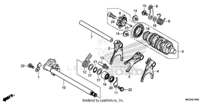 Gearshift Drum Schematic