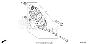 Rear Shock Absorber Schematic