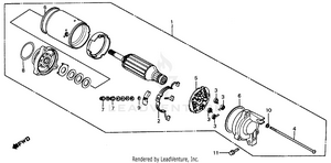 Starter Motor Schematic