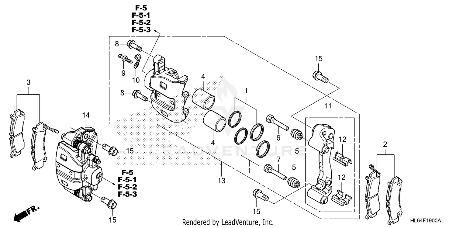 FRONT BRAKE CALIPER