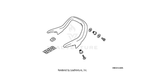Rear Spoiler Accent      (chrome) Schematic