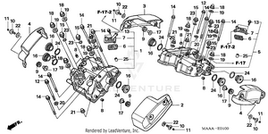 Cylinder Head Cover Schematic