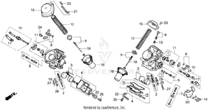 Carburetor Components Schematic