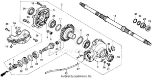 Final Driven Gear Schematic