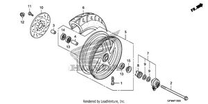 Front Wheel Schematic