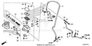 Front Brake Master       Cylinder (2) Schematic
