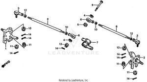 Knuckle + Tie Rod Schematic