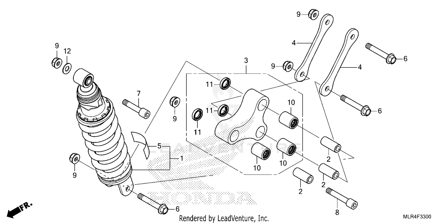 REAR SHOCK ABSORBER