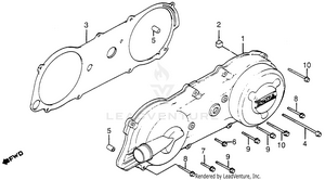 Left Side Cover Schematic