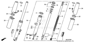Front Fork Schematic