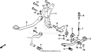 Change Pedal + Brake Pedal Schematic
