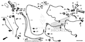 Handle Lever@switch@cable Schematic