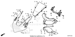 Upper Cowl Schematic