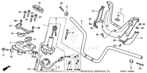 Handlebar + Handle Cover (nss250/nss250a) Schematic