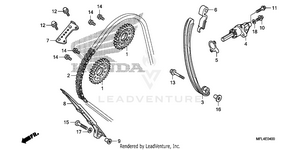 Cam Chain@tensioner Schematic