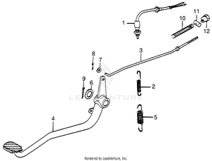 Brake Pedal Schematic
