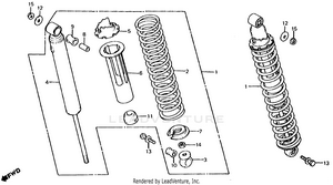 Rear Shock Absorber Schematic