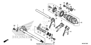 Gearshift Drum Schematic
