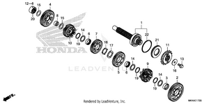 Transmission             (countershaft) Schematic