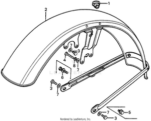 Front Fender Schematic