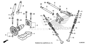 Camshaft@valve Schematic