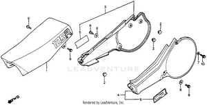 Seat + Side Cover 81-82 Schematic