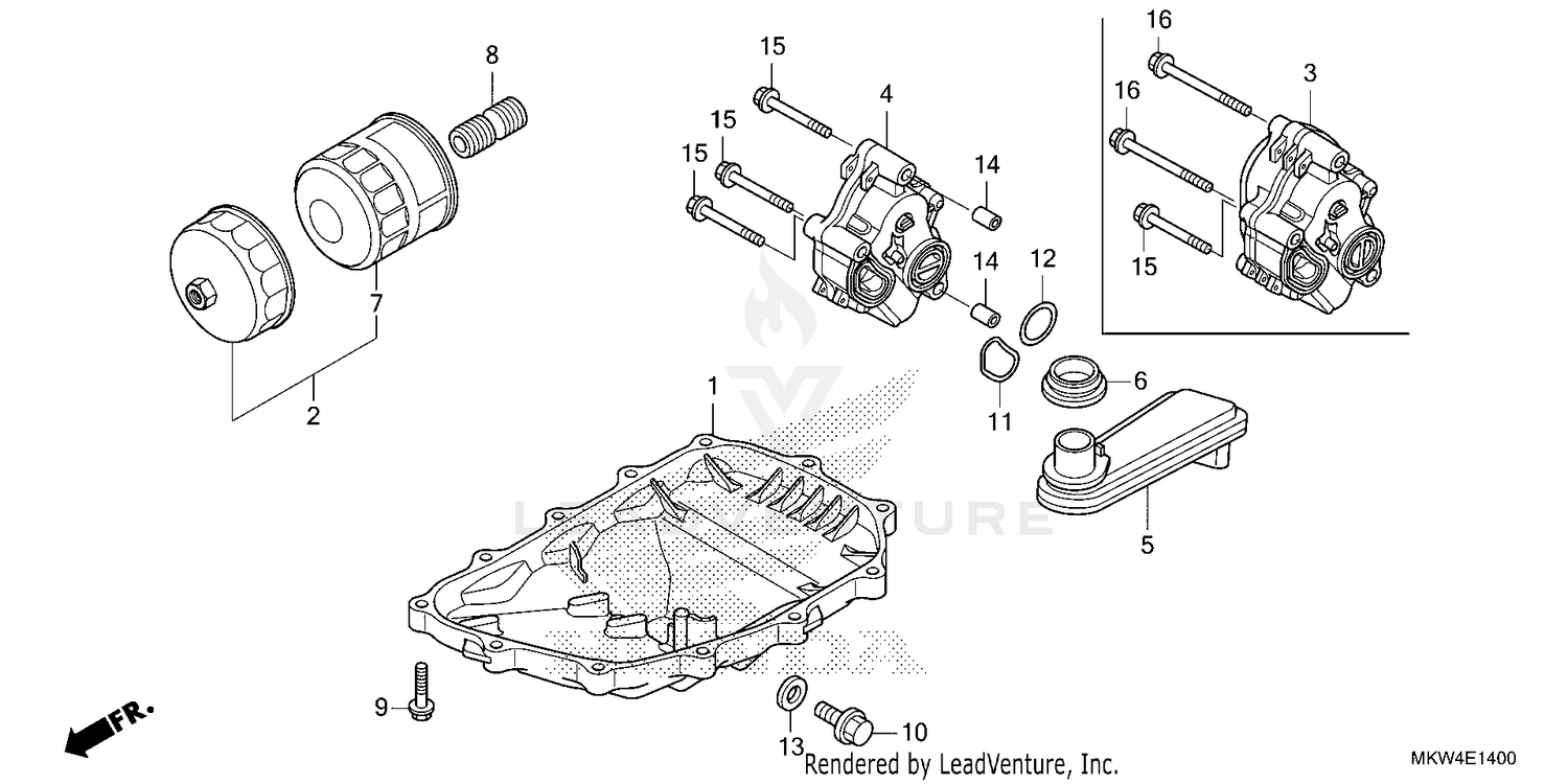 OIL PAN@OIL PUMP