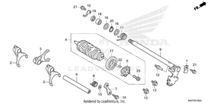 Gearshift Drum Schematic