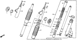 Front Fork Schematic