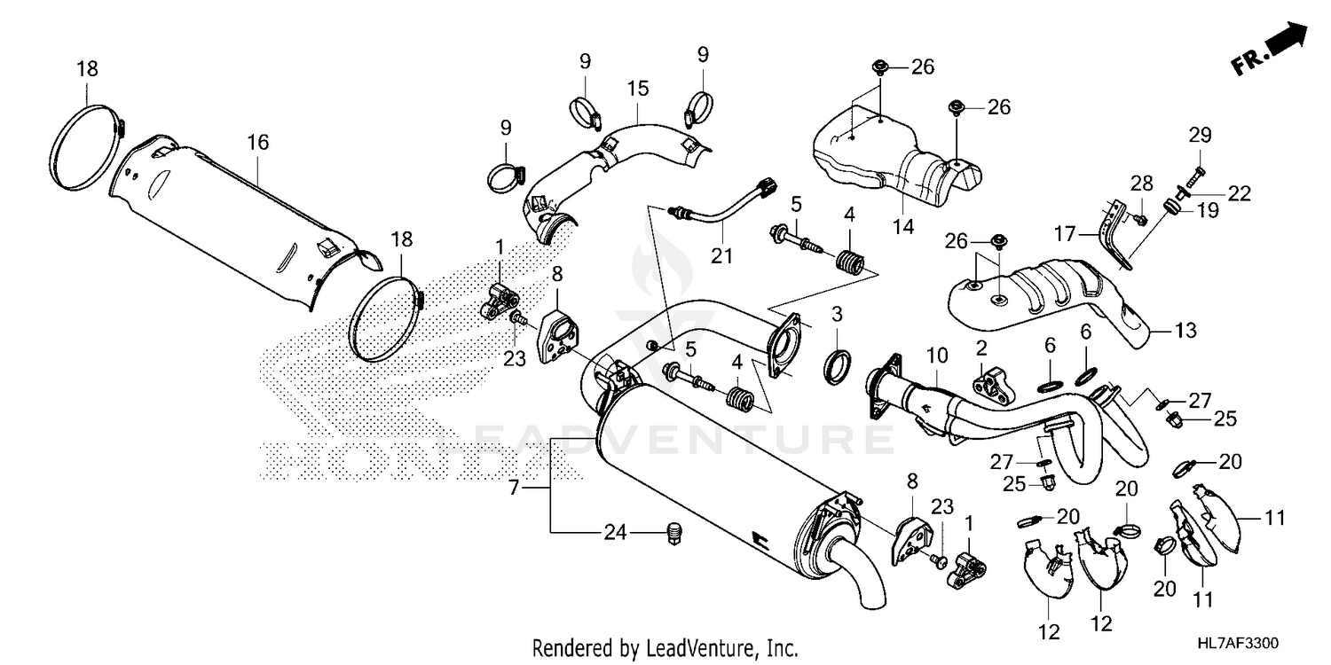 EXHAUST MUFFLER