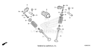 Camshaft@valve Schematic