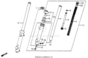 Front Fork Schematic