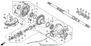 Final Driven Gear Schematic