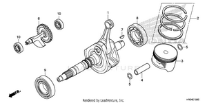 Crankshaft@piston Schematic