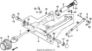 Swingarm + Drive Shaft Schematic
