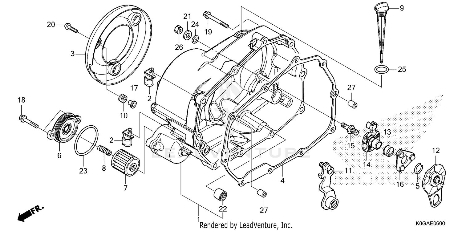 RIGHT CRANKCASE COVER