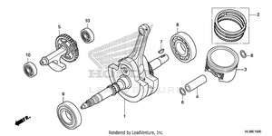 Crankshaft@piston Schematic