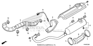 Exhaust Muffler Schematic