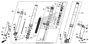 Front Fork Schematic