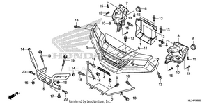 Front Grille@front Bumper Schematic