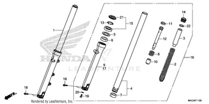 Front Fork Schematic
